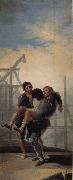 Francisco Goya Wounded Mason Sweden oil painting artist